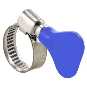 Hose Clips (Blue) 0.5"