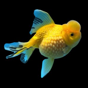Giant Yellow Pearlscale Grade AA Goldfish Carassius Auratus