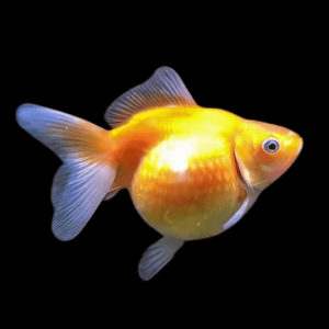 Ping Pong Pearlscale Goldfish Carassius Auratus