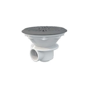 Astralpool Bottom drain ABS grey 210mm 2" - liner