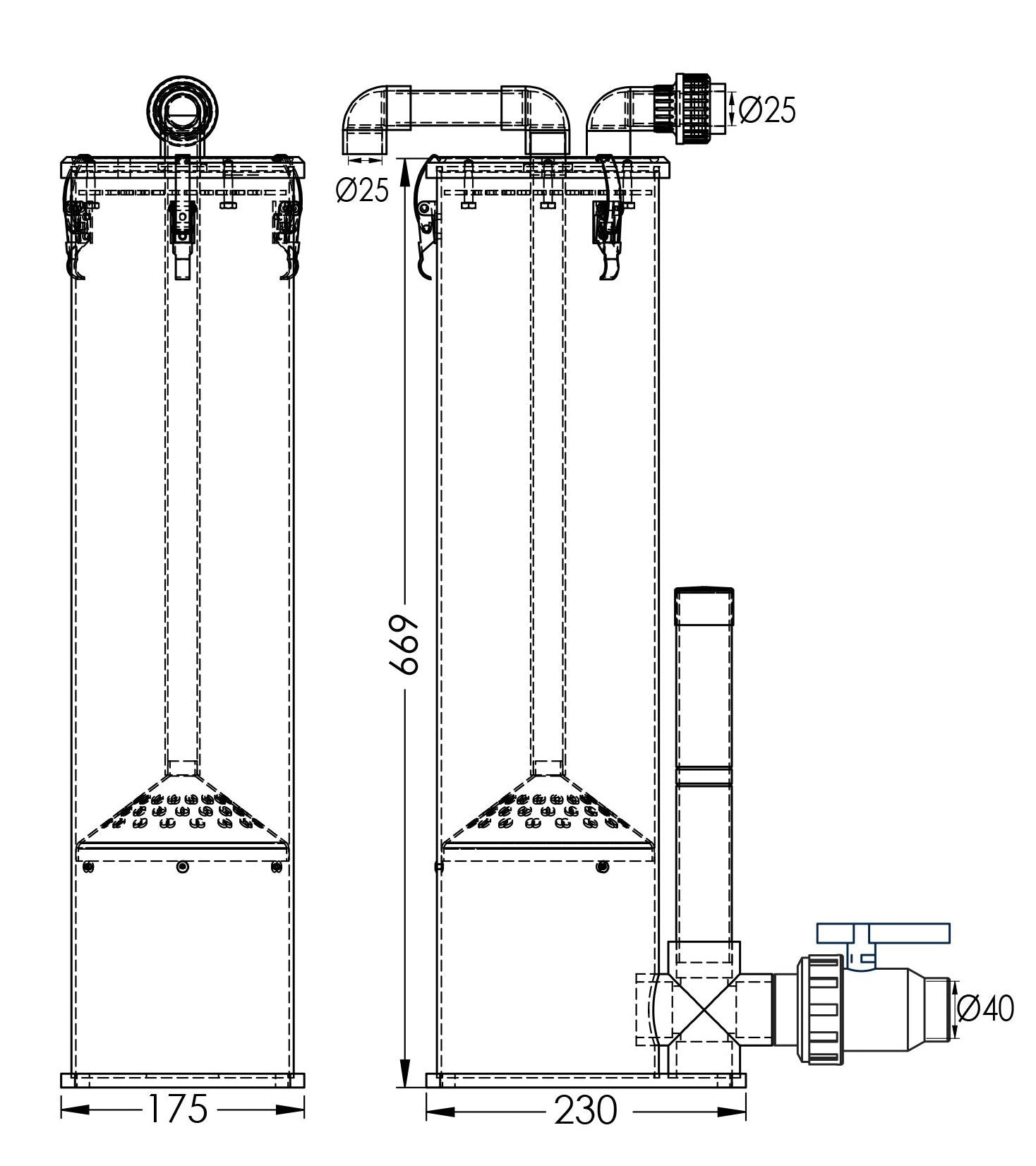 AquaForte Tornado III Protein Skimmer - Image 2
